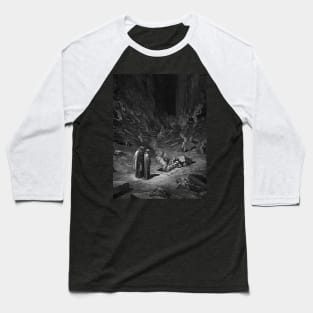 High Resolution Gustave Doré Illustration Arch-Heretic Farinata Baseball T-Shirt